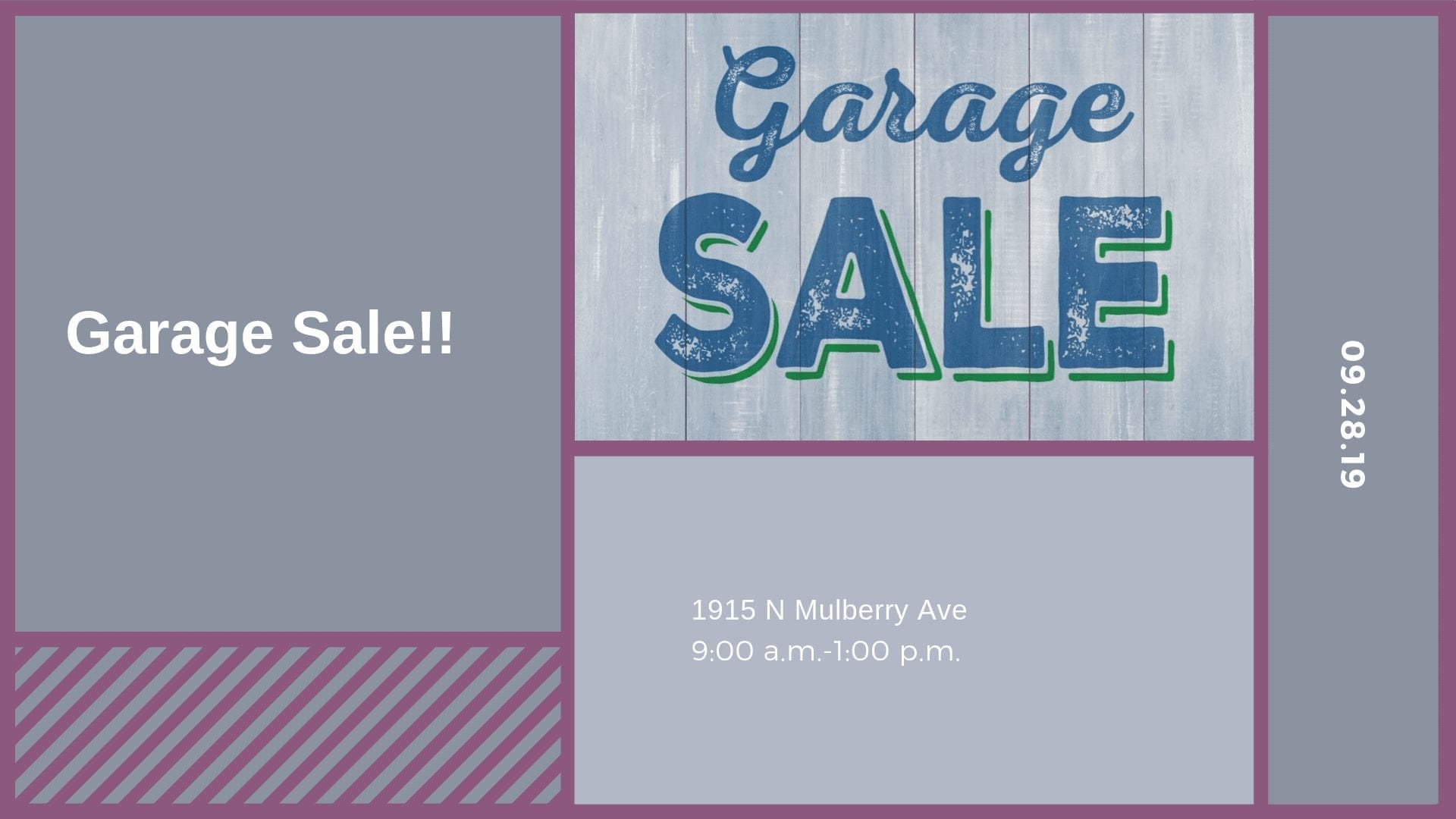 Garage Sale 28th