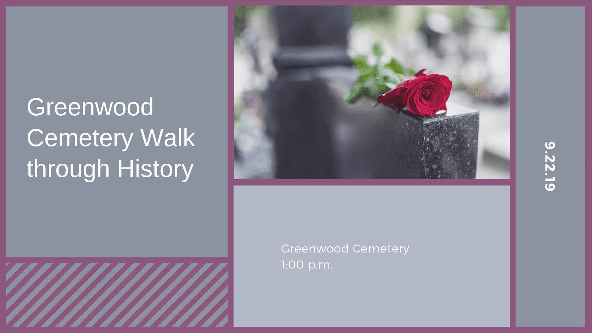 Greenwood Cemetery Walk through History