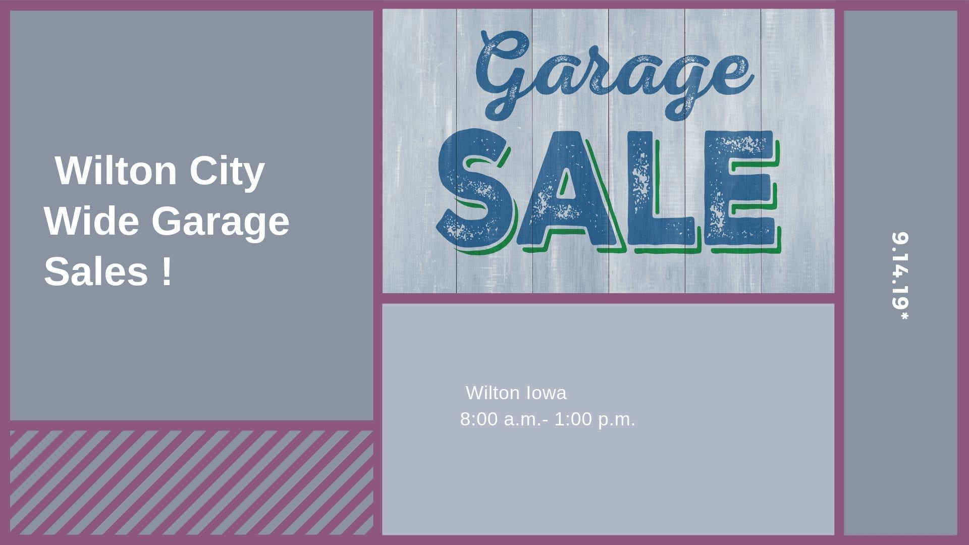 Wilton City Wide Garage Sales !