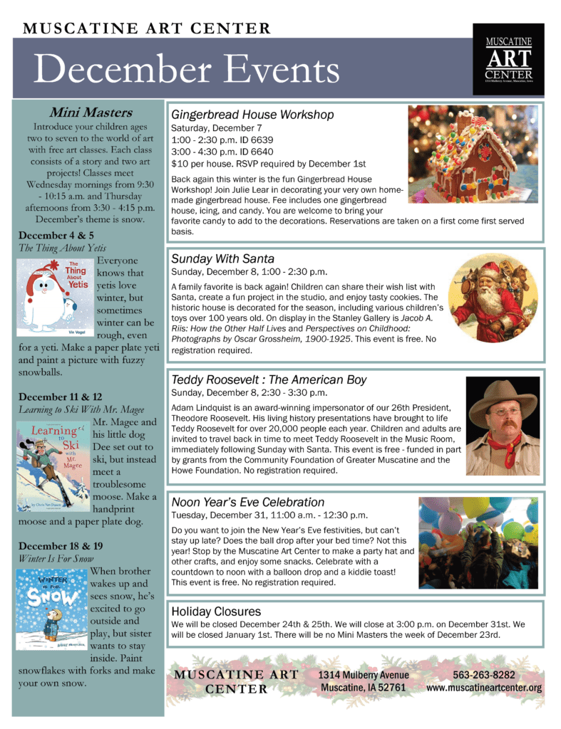 MCSD Provided-Muscatine-Art-Center-December-2019-Events