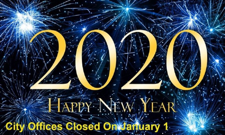 City offices closed January 1; refuse, recycling delayed