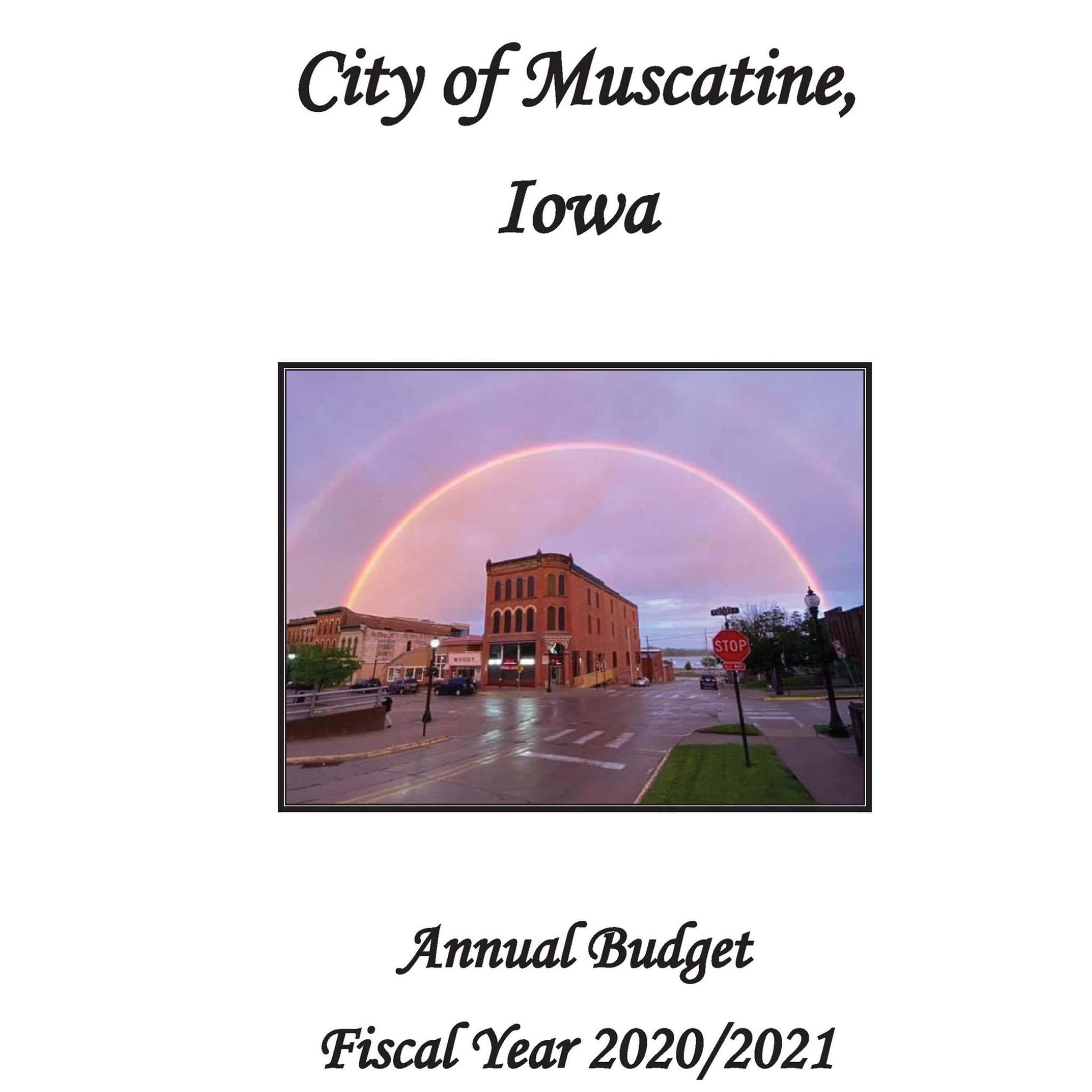 City of Muscatine FY 2020-2021 budget available to view