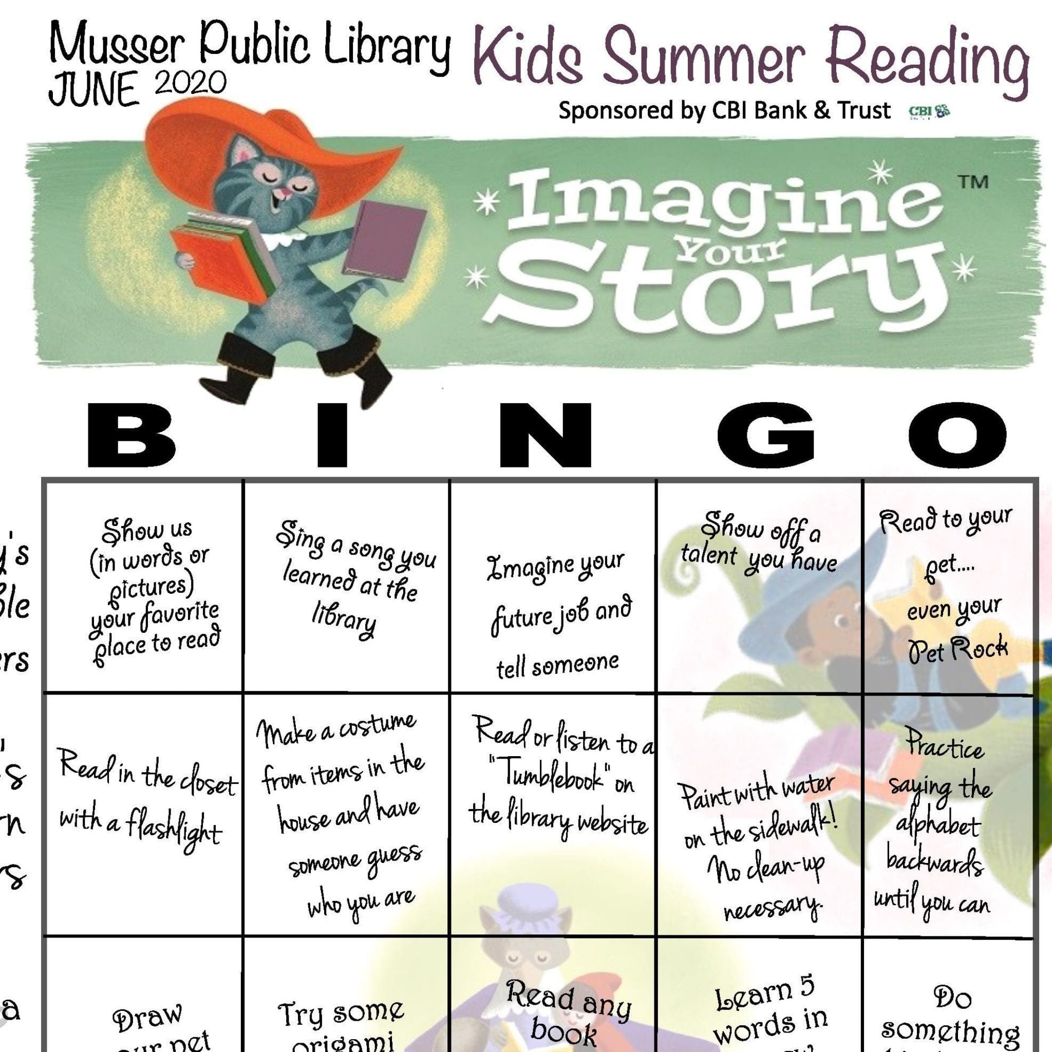 Summer reading program underway at Musser Public Library