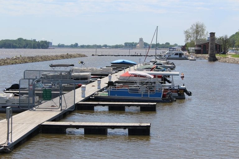 Boat harbor slip rentals available, gas dock is open
