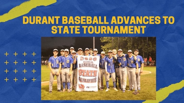 Durant baseball advances to state tournament