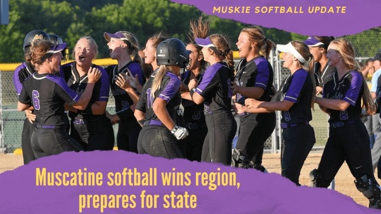 Muscatine softball wins region, prepares for state