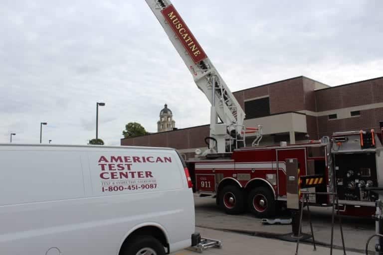 Muscatine Fire Department ladders pass annual test