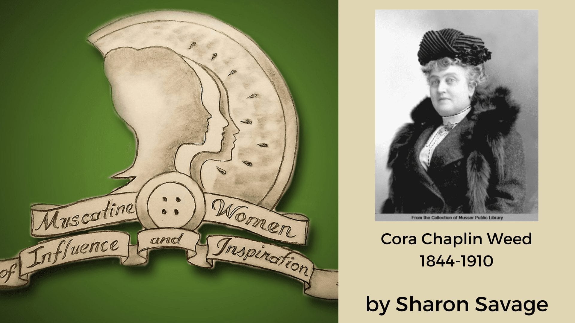 Cora Chaplin Weed 1844-1910