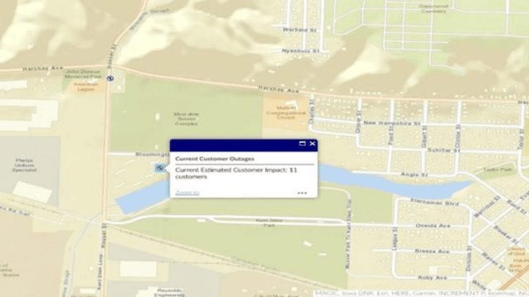 Outage map harnesses technology to better inform customers