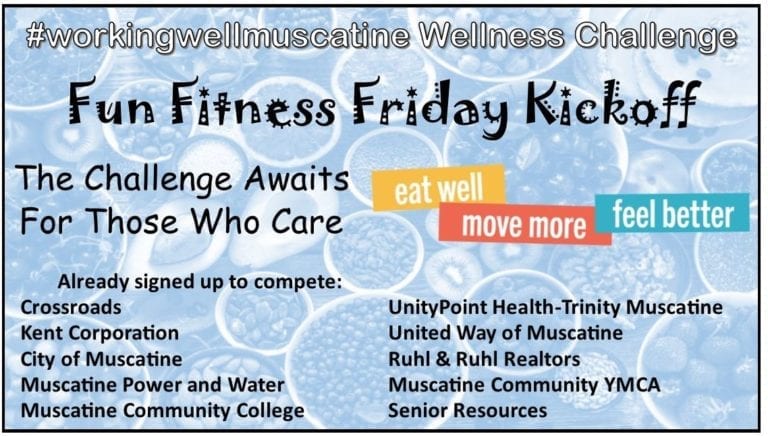 Fun Fitness Friday kicks off wellness challenge in Muscatine