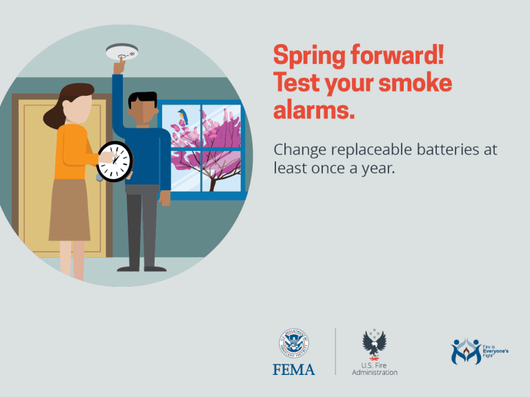 Time to spring forward; check CO and smoke detector batteries