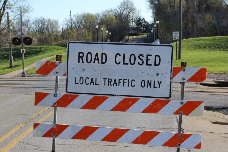 East 5th Street closure continued through April 19
