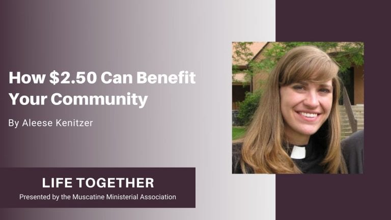 How $2.50 Can Benefit Your Community