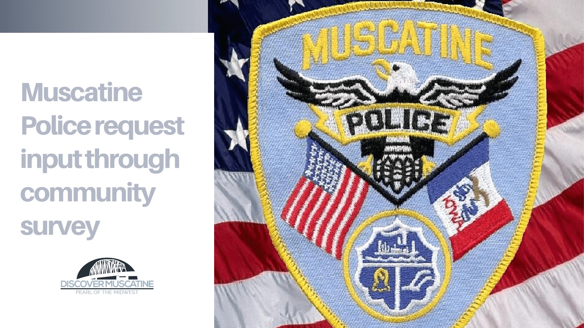 Muscatine Police ask for public input on interaction survey