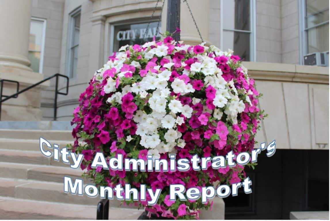City Administrator’s Monthly Report available for viewing