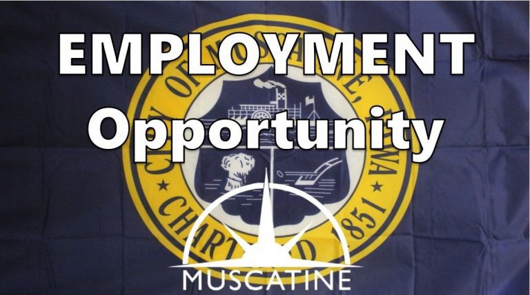 Start a rewarding career with the City of Muscatine