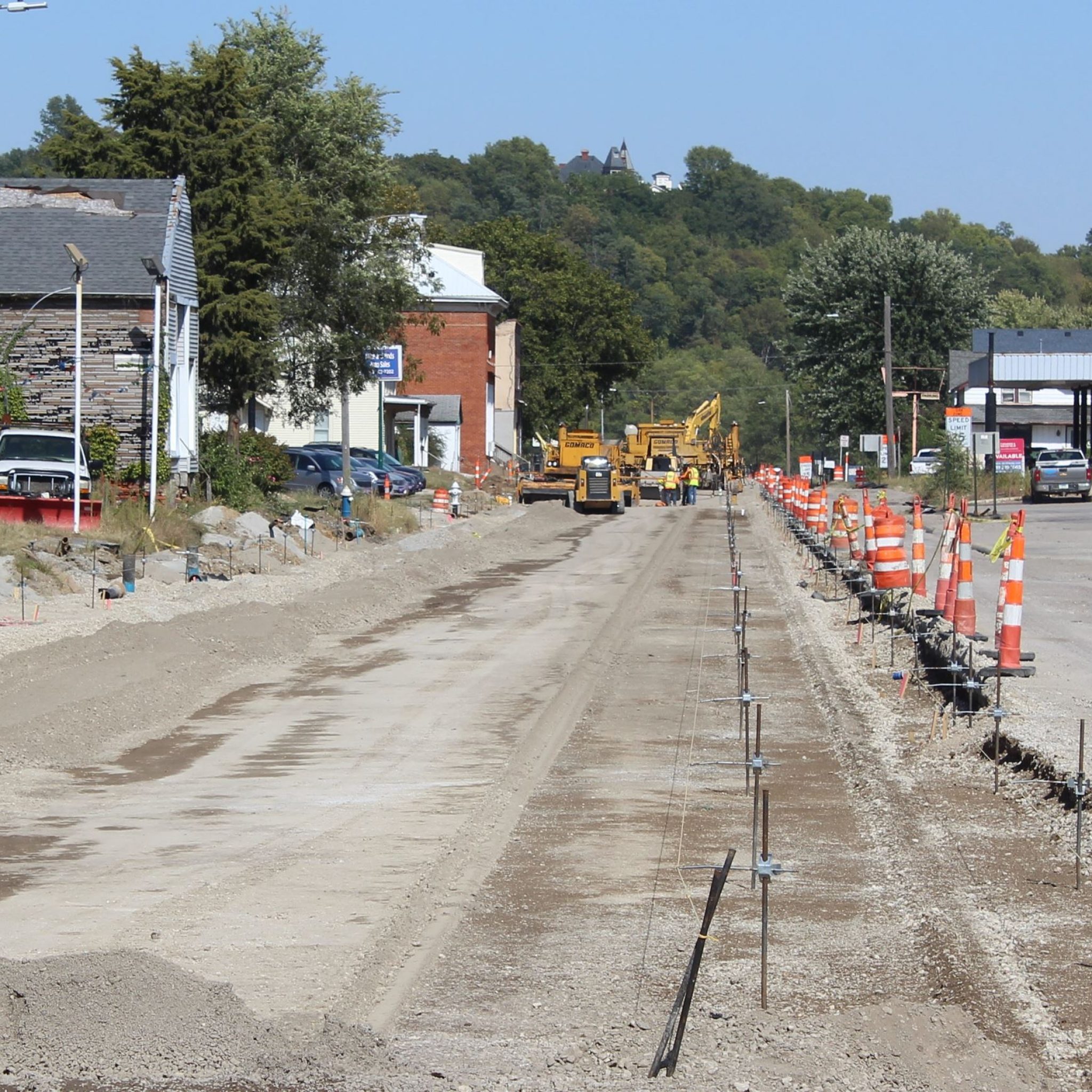 Full closure of Grandview at Oregon as paving resumes