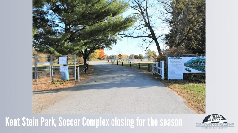 Kent Stein Park, Soccer Complex closing for the season