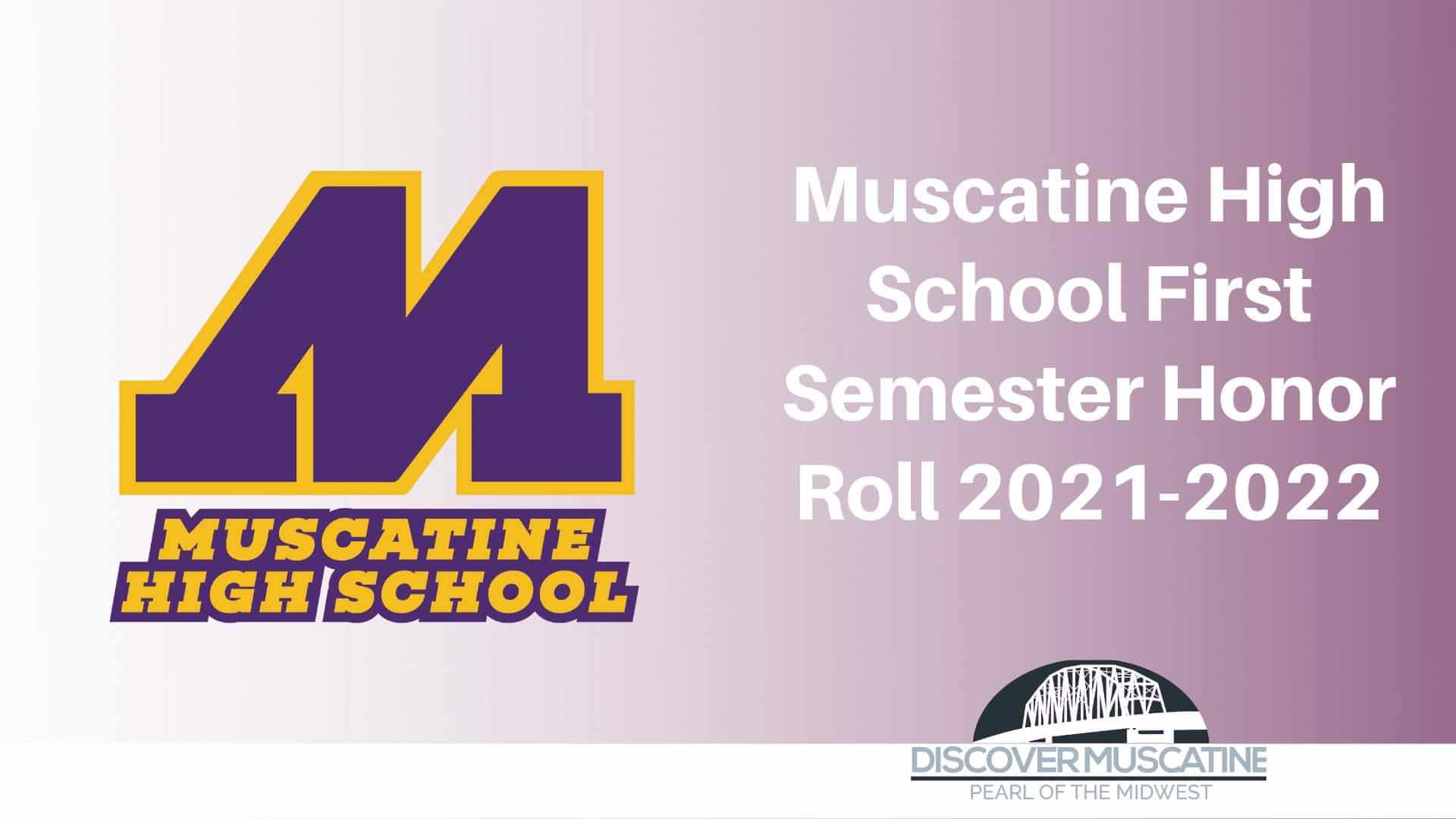 Muscatine High School First Semester Honor Roll 2021-2022