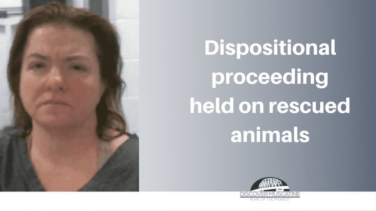 Dispositional proceeding held on rescued animals