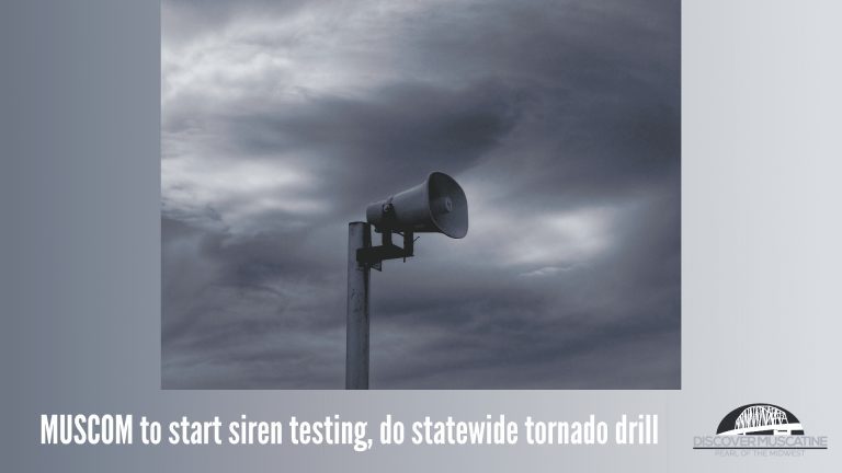 MUSCOM to start siren testing, do statewide tornado drill