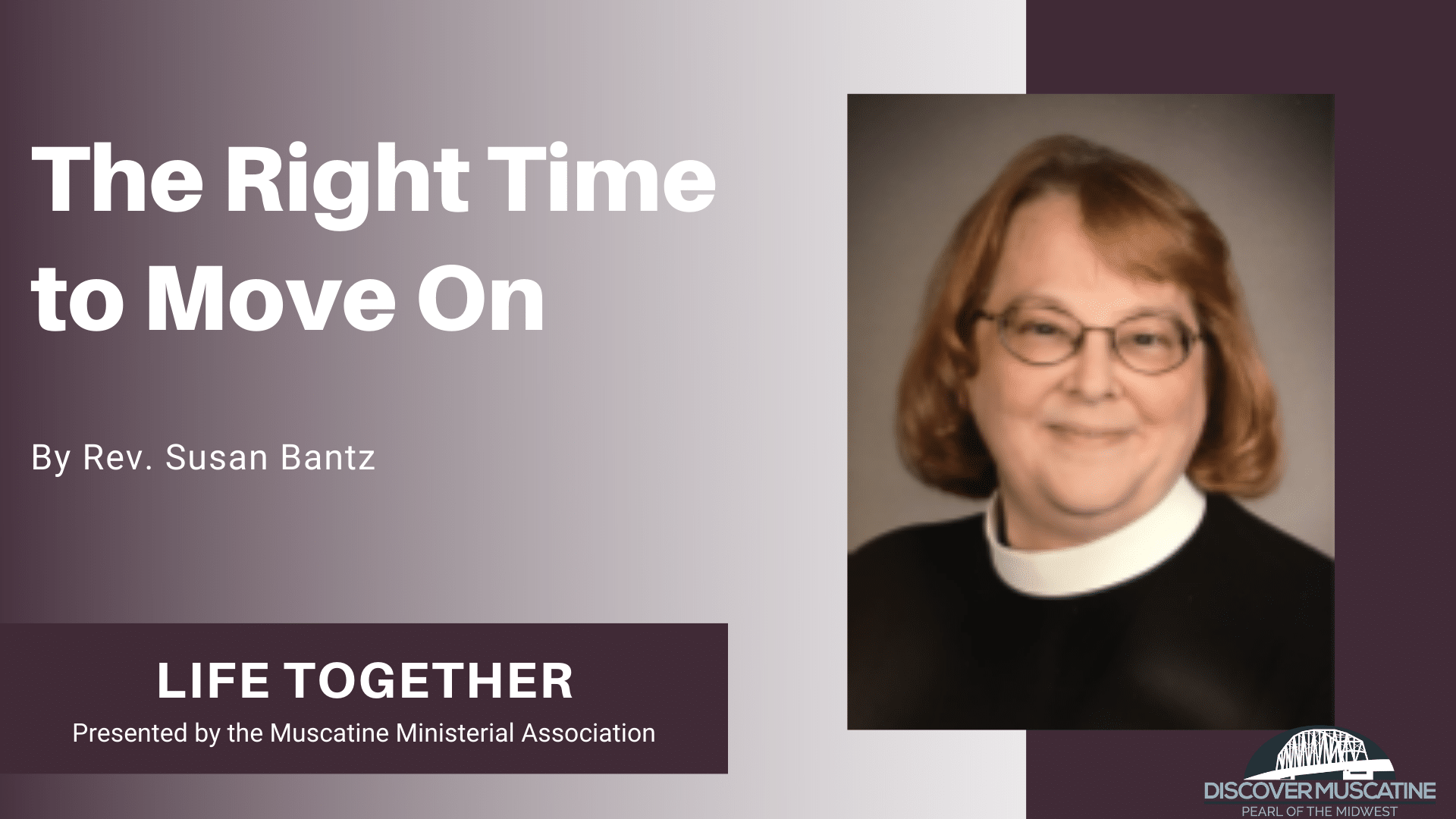 The Right Time to Move On