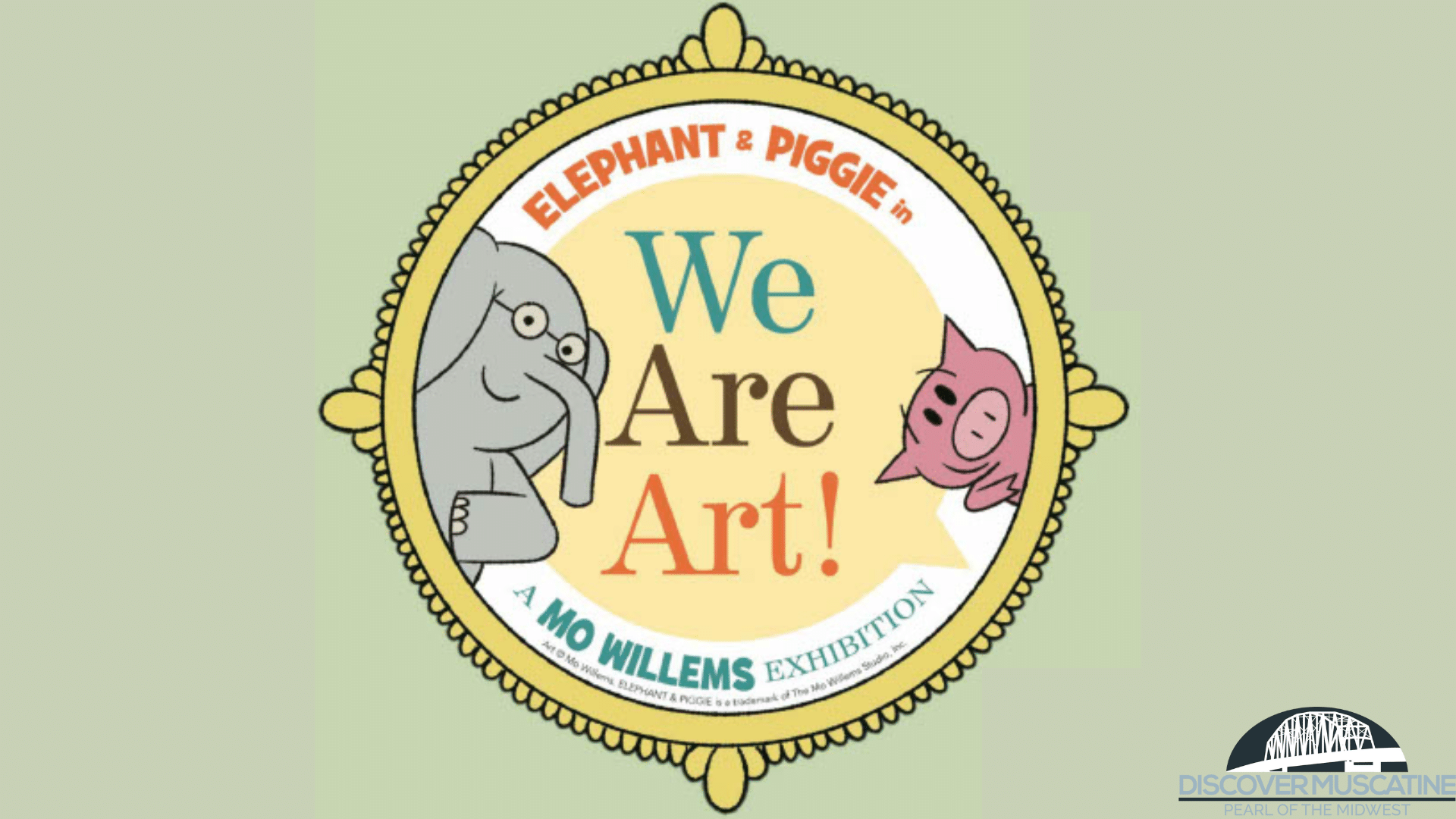 Elephant and Piggie in WE ARE ART