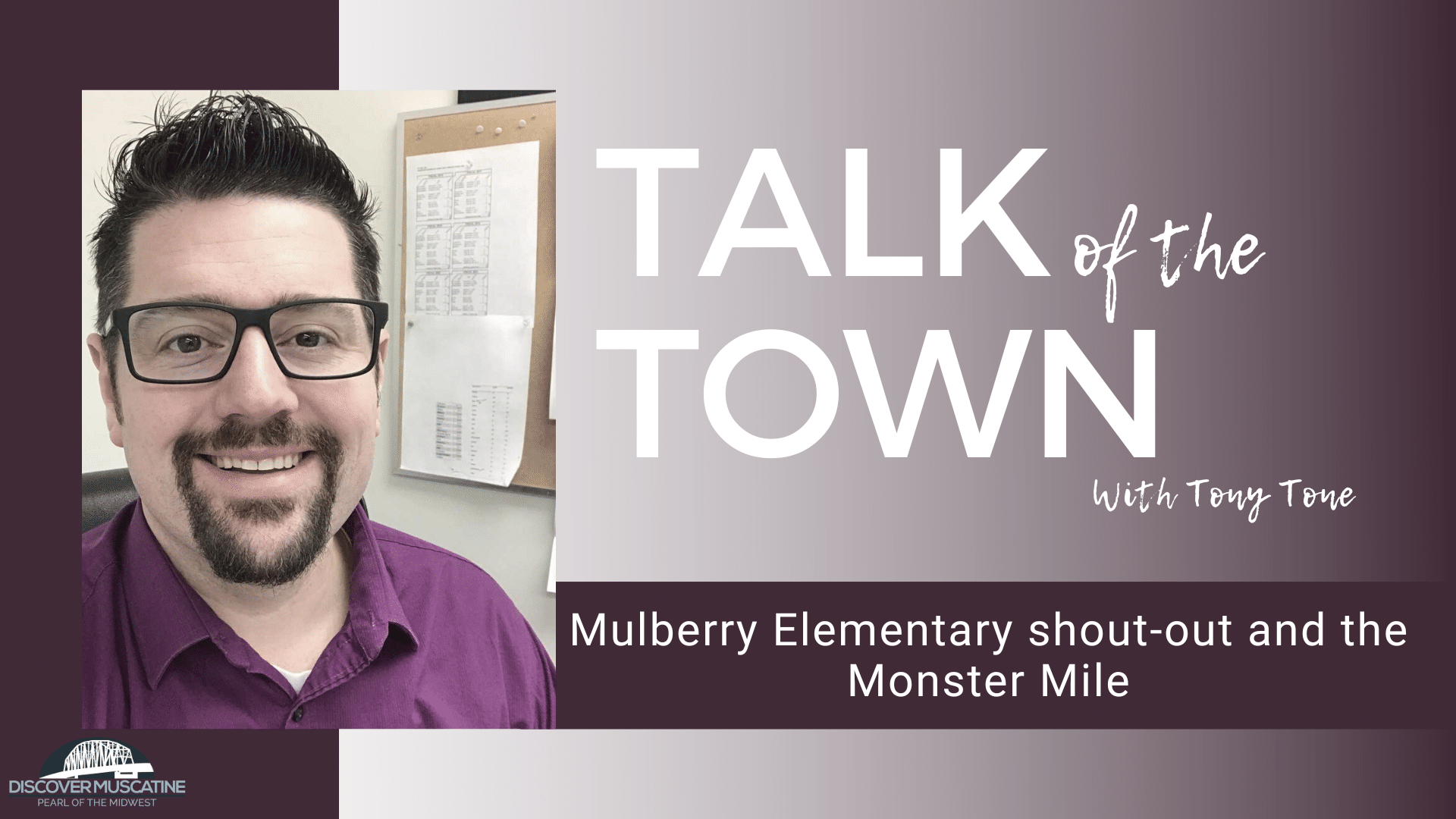 Mulberry Elementary shout-out and the Monster Mile
