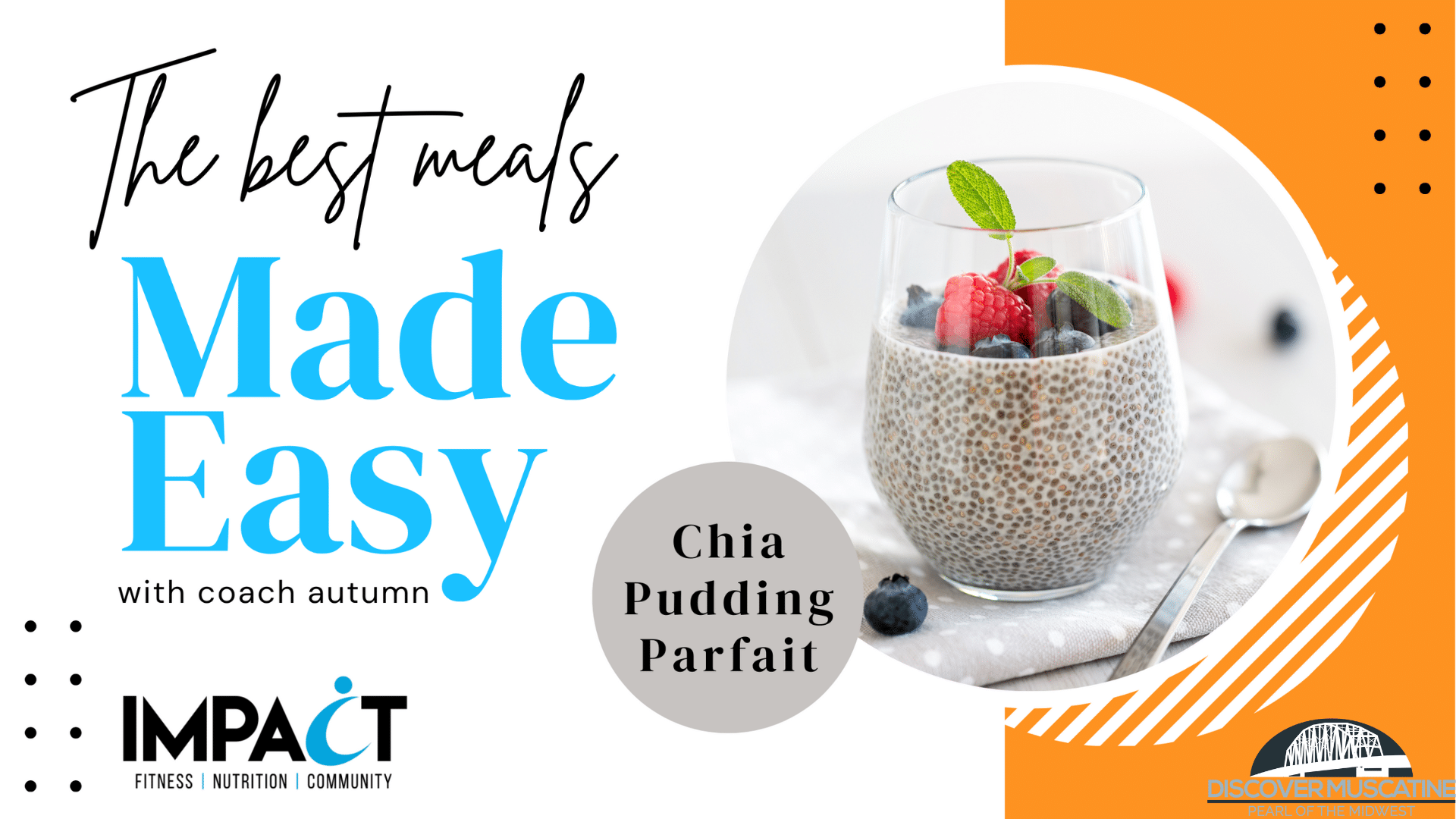 Chia pudding parfait
