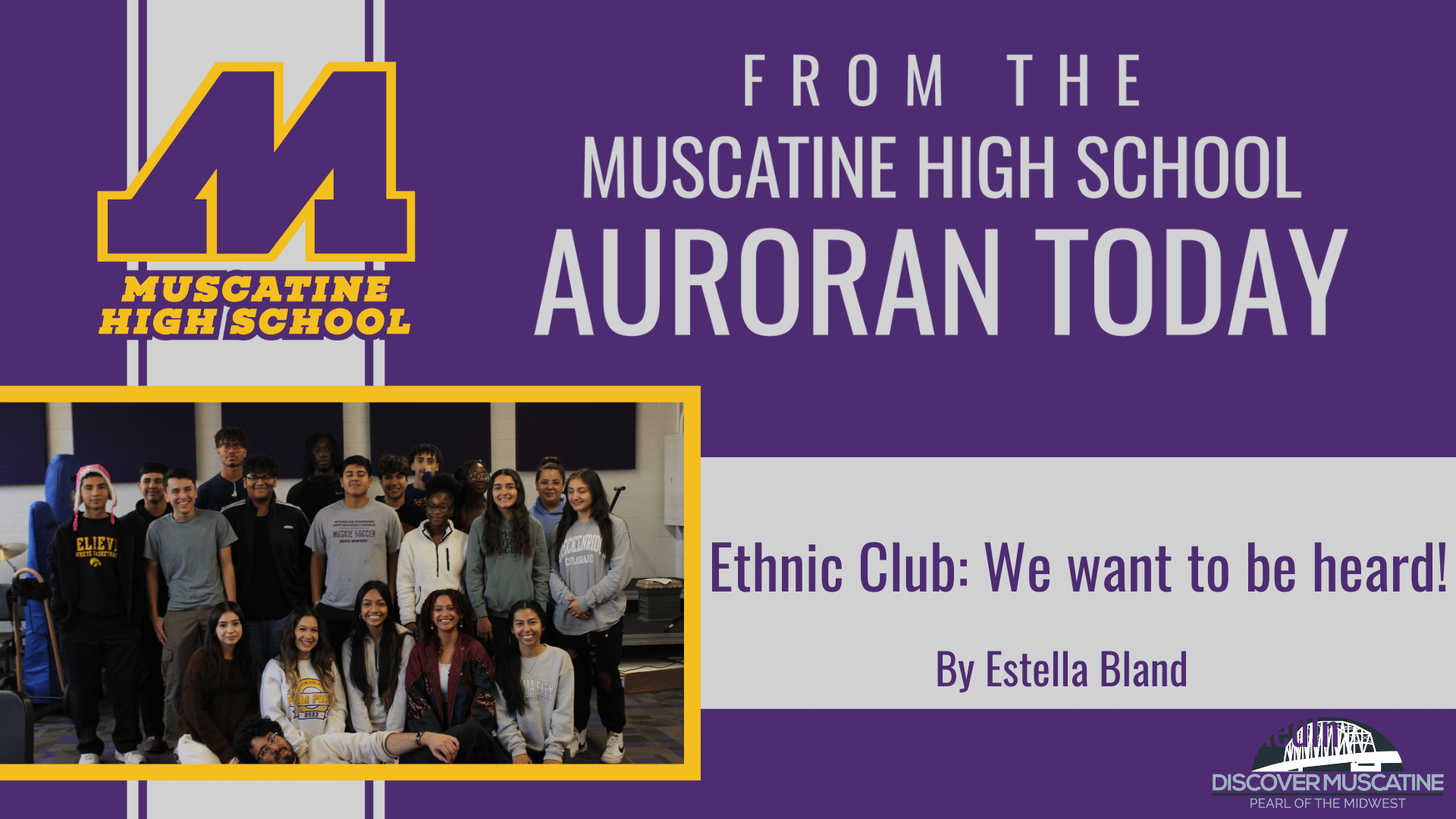 Ethnic Club We want to be heard!