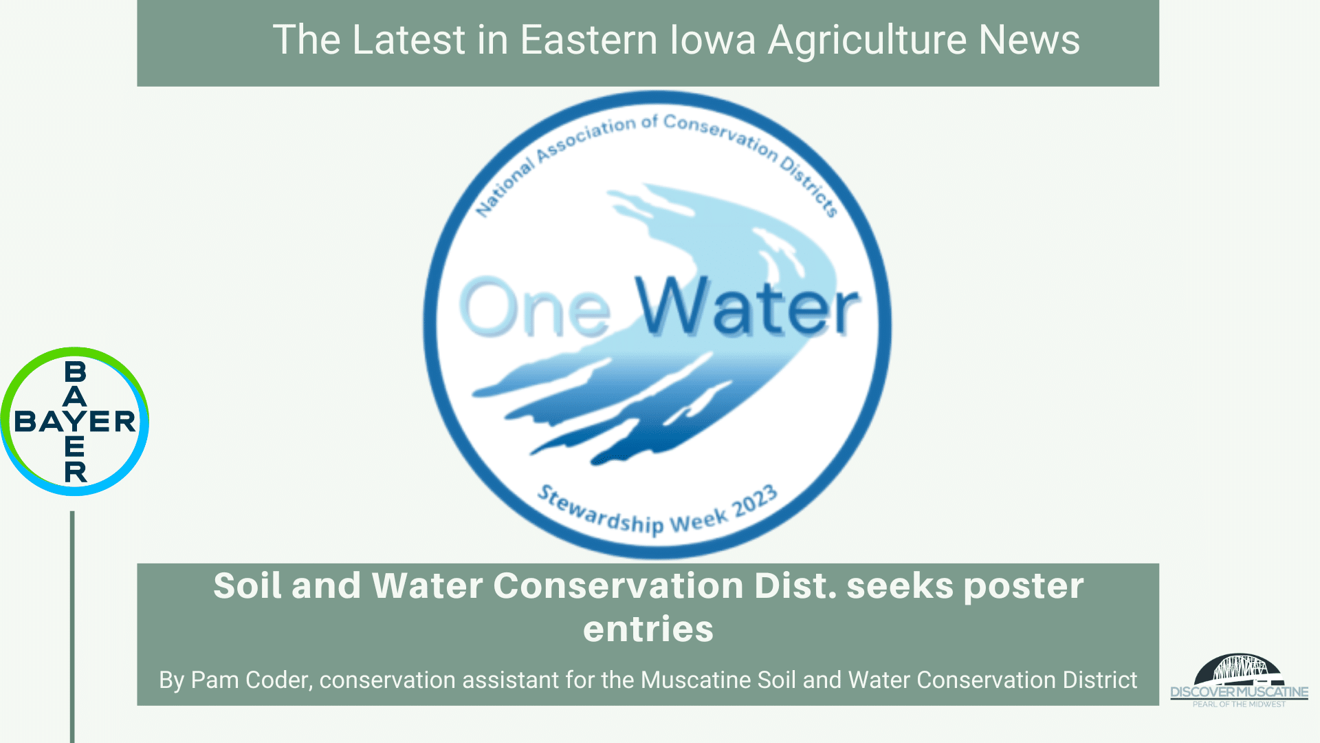 Soil And Water Conservation Dist. Seeks Poster Entries | Discover Muscatine