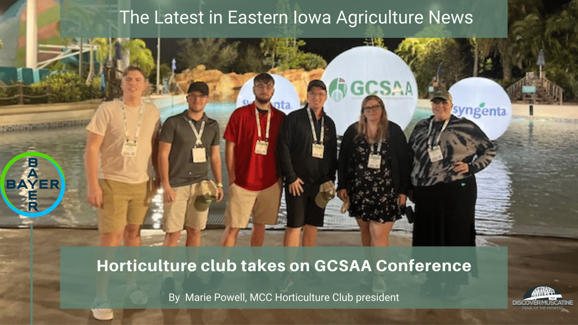 MCC Horticulture students attend GCAA in Orlando