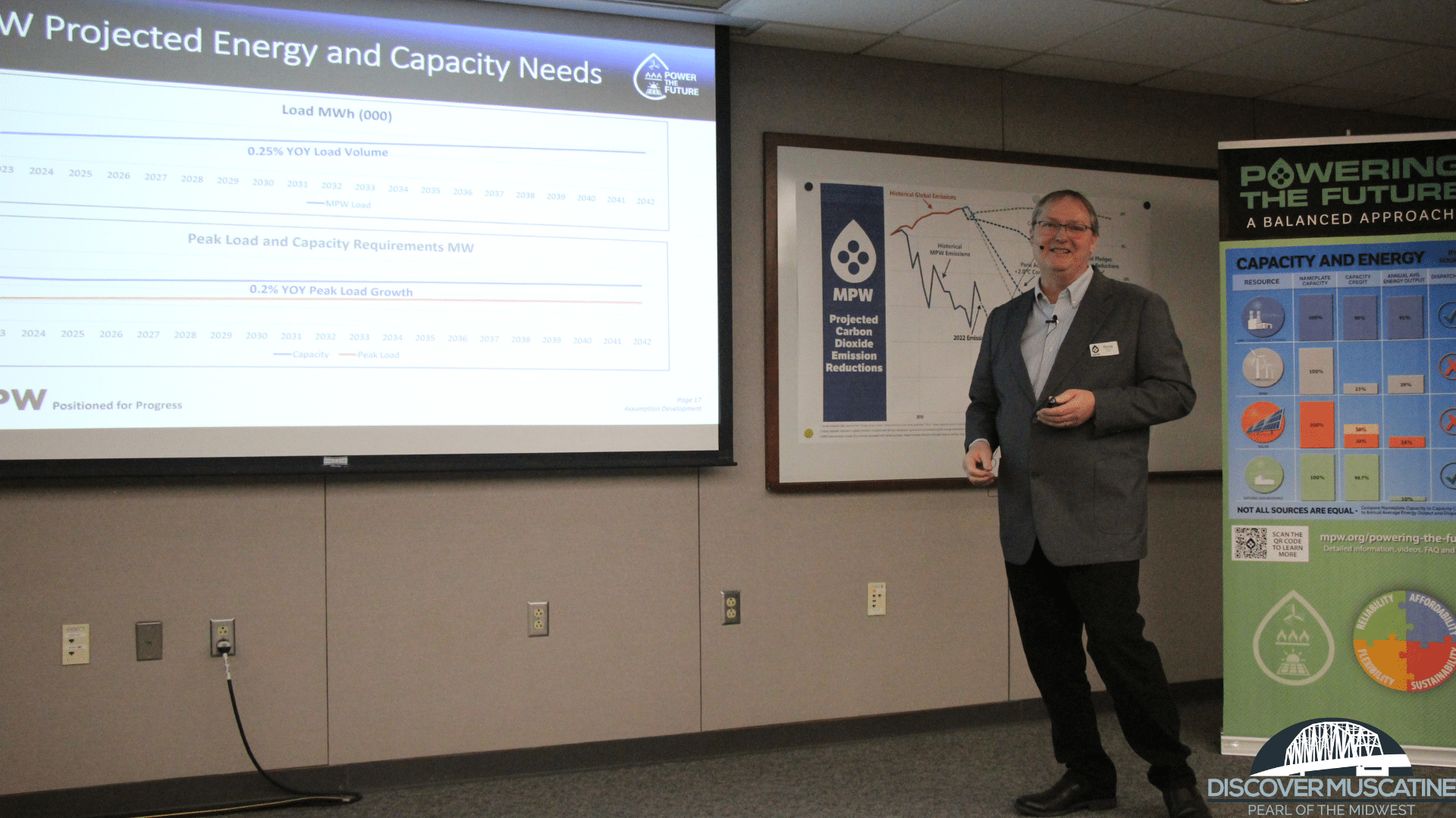 Muscatine Power Water shares power options at customer forum