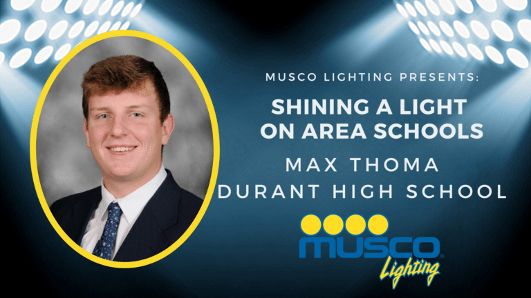 Musco Shining a Light on Area Schools: Max Thoma