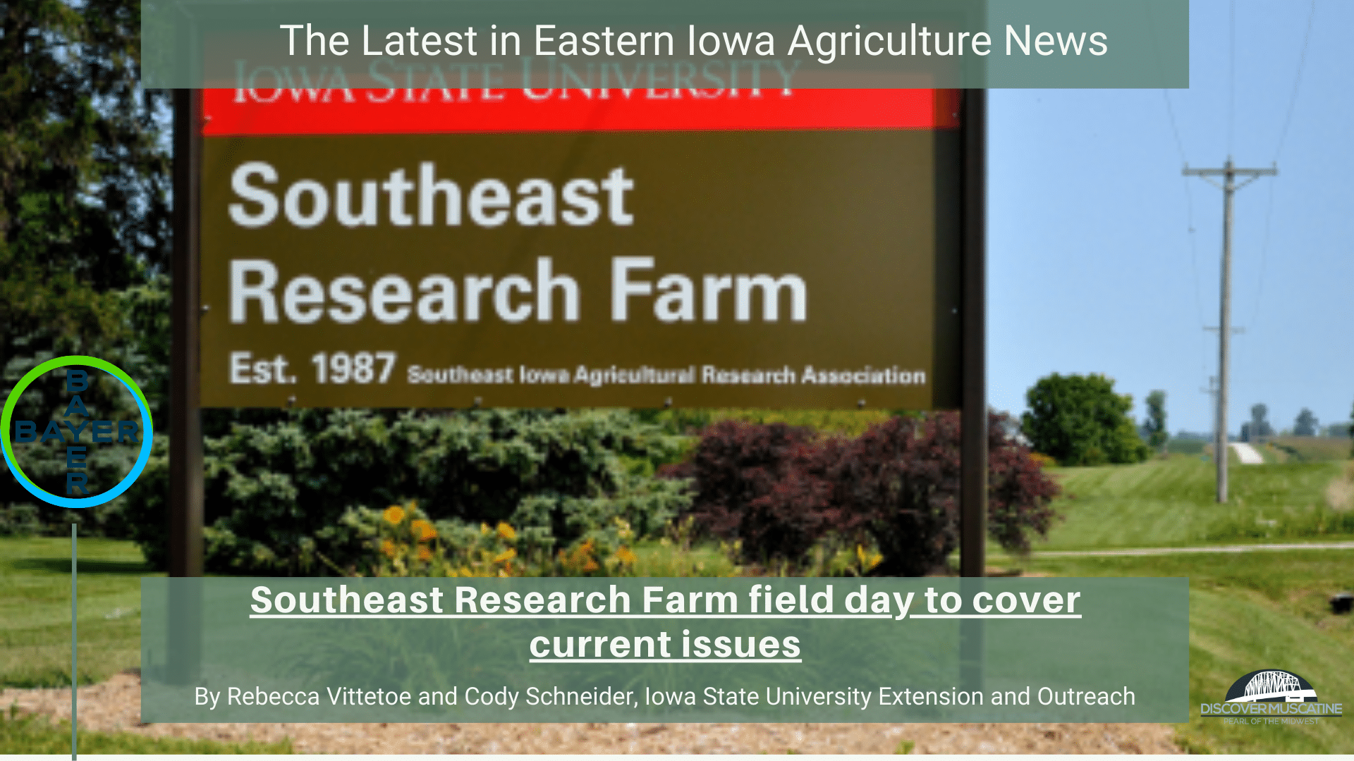 southeast research farm field day to cover current issues