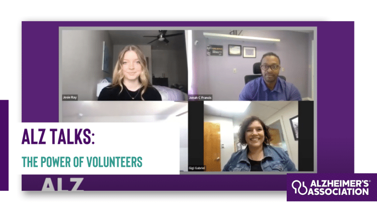 ALZ Talks: The Power of Volunteers