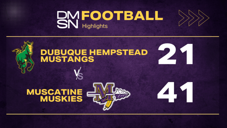 Muskie Football Highlights vs Dubuque Hempstead