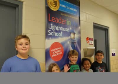 Elementary school honored for its academic improvement achievements