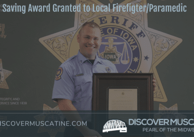 Life Saving Award Granted to Muscatine Firefighter/Paramedic