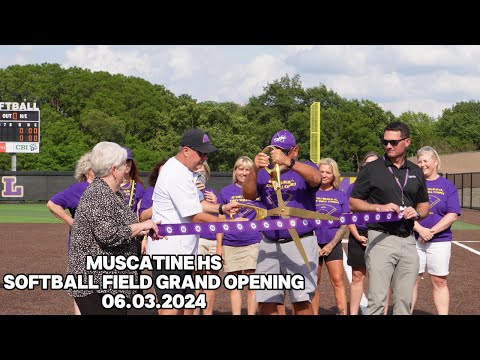 MHS Softball Field Grand Opening 2024 | Muscatine Community School District