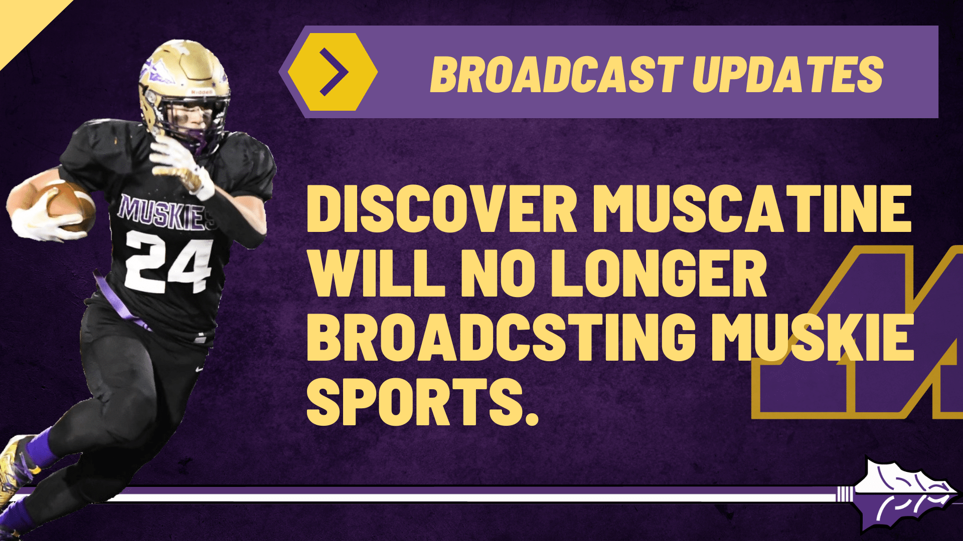 no longer broadcasting muskie sports