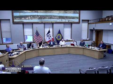 April 3rd, 2025 - Muscatine City Council Regular Meeting